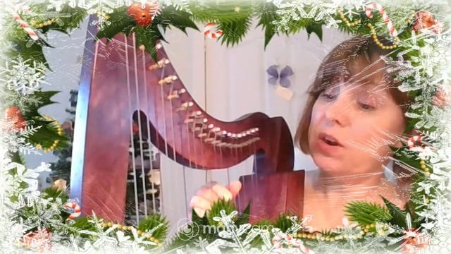 Silent Night, harp and voice - Kate Barbour, harp arrangement by Sylvia Woods смотреть онлайн