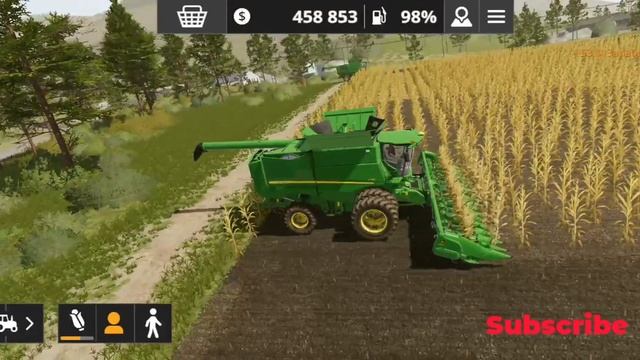Фермер 20 уборка урожая кукурузы Джон Дирjohn deere смотреть онлайн