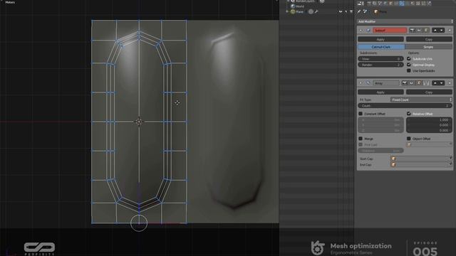 Mesh optimization in Blender смотреть онлайн