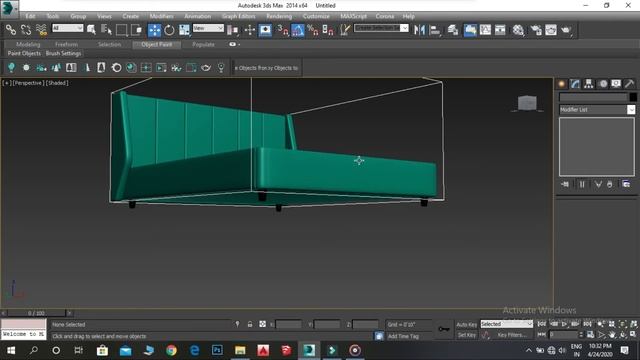 3Ds MAX - MODERN BED MODELING TUTORIAL STEP BY STEP PART 4 смотреть онлайн