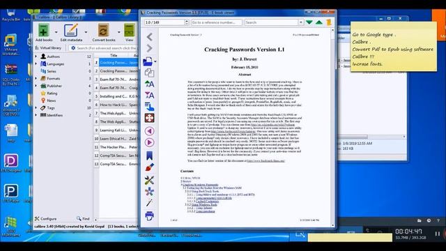 Convert PDF TO EPUB format Using Calibre смотреть онлайн