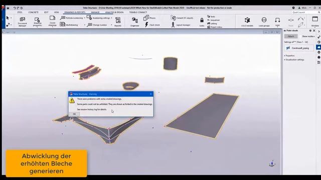 Produktionsdaten von gebogenen Blechen - Tekla Structures 2020 смотреть онлайн