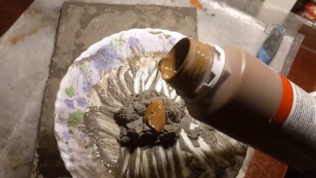 🙂 Эксперимент или как я добавляла в бетон акриловые краски 🙃 смотреть онлайн