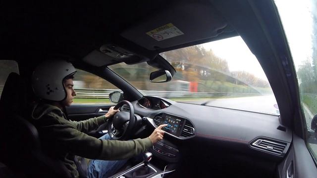 Peugeot 308 GTI 270 at Spa Francorchamps! First time driving смотреть онлайн