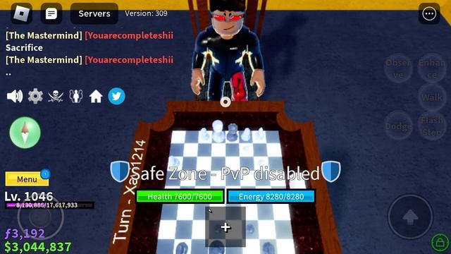 Roblox Blox fruit {How to play Chess} [ On Mobile ] смотреть онлайн