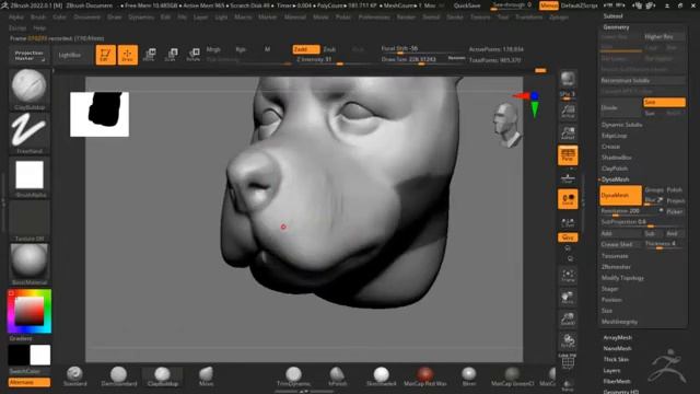 Pitbull dog sculpt in zbrush смотреть онлайн