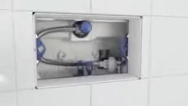 Подключение бачка Geberit 12см с установкой клавиши смыва Sigma20