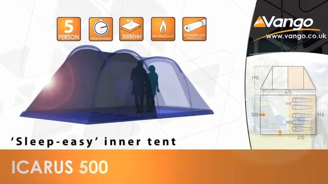 The Vango Icarus 500 Tent смотреть онлайн