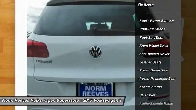 2017 Volkswagen Tiguan Irvine, Santa Ana, Costa Mesa, San Juan Capistrano V170448 смотреть онлайн