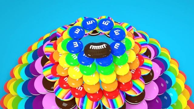 Learn Colors with Colorful Macaron & M&M | Finger Family Song - CANDY TOY смотреть онлайн