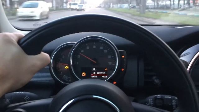 Mini Cooper 1.6 turbo S (yellow) 2014 смотреть онлайн