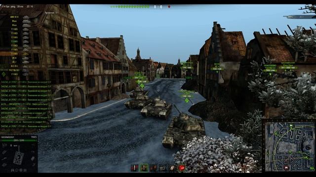 ГК FERZ FERZ Зимний Химмельсдорф бой за провинцию в историю Wargaming FERZ против FERZ смотреть онлайн