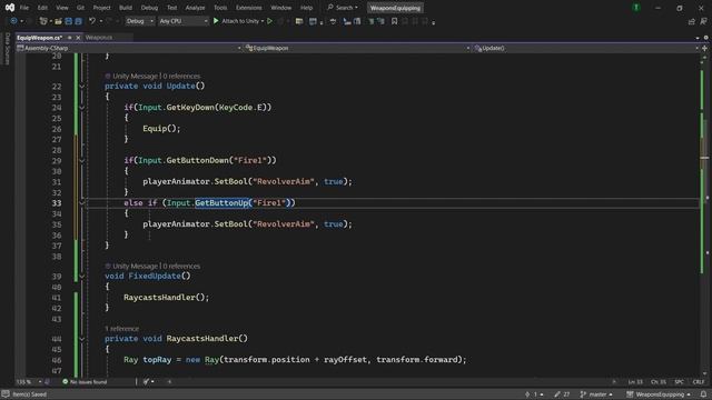 Weapons Equipment System using IK | Unity Animation Rigging | Unity Tutorial смотреть онлайн
