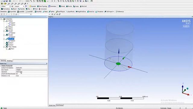 Boiling Liquid using Evaporation/Condensation Model in Fluent Part 1(Geometry and Meshing) смотреть онлайн