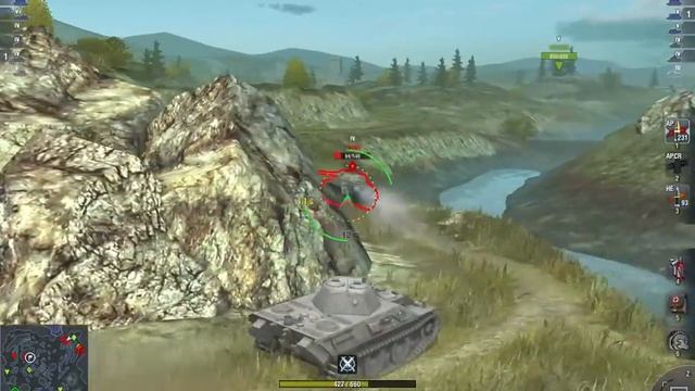 World of Tank Blitz | Leopard Gameplay | German T5 | 3 KILLS |Mastery Class II Badge смотреть онлайн