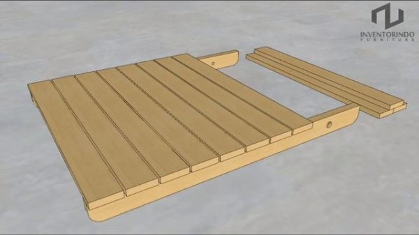 HOW TO MAKE A SIMPLE FOLDING TABLE STEP BY STEP