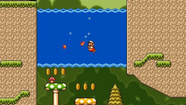Super Mario Bros. X (SMBX) Custom Level - Fungi Forest смотреть онлайн