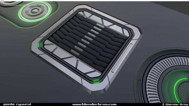 Scifi DECAL pack + bounce light + tutorials, for Blender and Decal Machine 2.1 смотреть онлайн