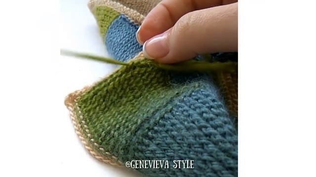 Как аккуратно заправить хвостики в вязании смотреть онлайн