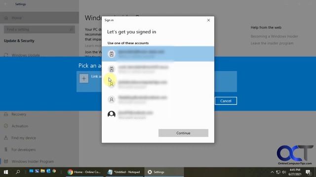 How to Configure Your Computer to Join the Windows Insider Program смотреть онлайн