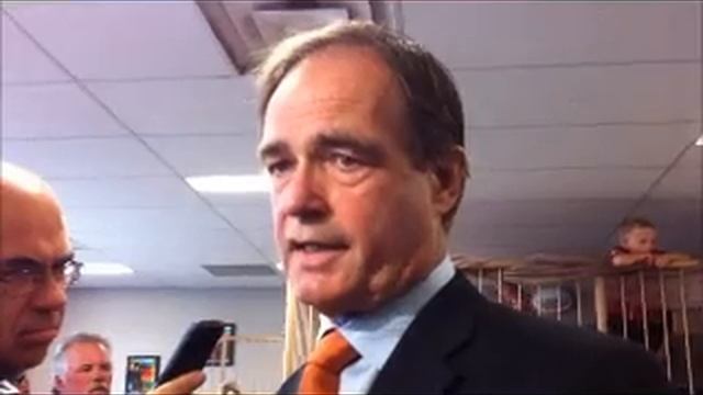 Dwain Lingenfelter dodges reporters questions on resource revenue sharing with First Nations