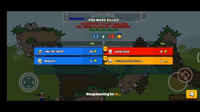 May match in irofist 4555 Mini Militia|1vs1|mini militia game play|@BimanDa2 VS Ironfist4555 смотреть онлайн