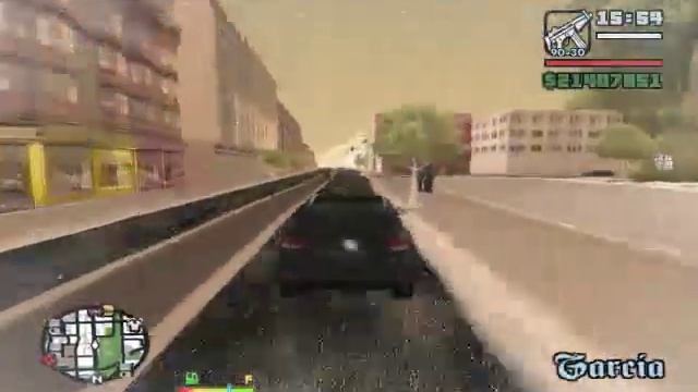 Neve em San Fierro e trainer de veículos - GTA SA смотреть онлайн