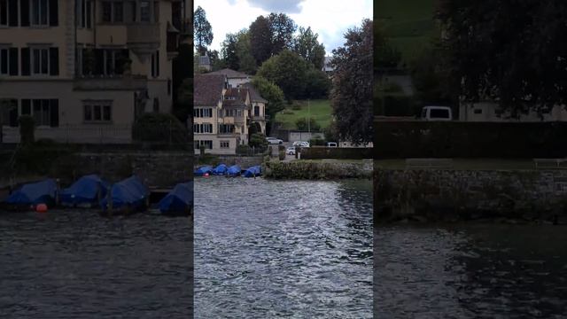 поездка на теплоходе по озеру в Цюрихе. 14.10.2021