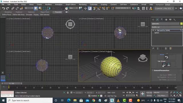3DS MAX 2022 Full Course in HINDI/URDU..... Hair and Fur смотреть онлайн