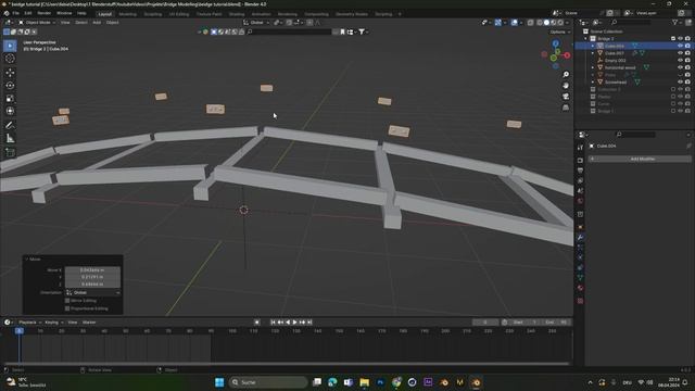 How to MODEL a BRIDGE in Blender! (Tutorial) смотреть онлайн
