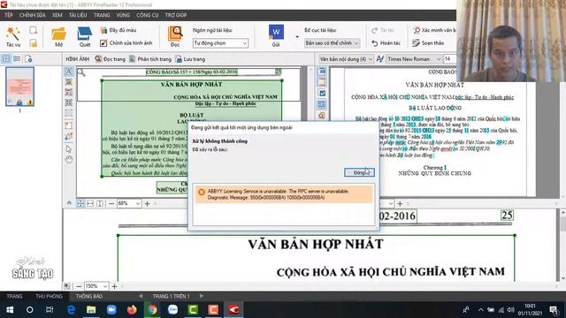 Chuyển File Từ Pdf Sang Word Không Bị Lỗi Font | Convert File PDF To Word With ABBYY FineReader