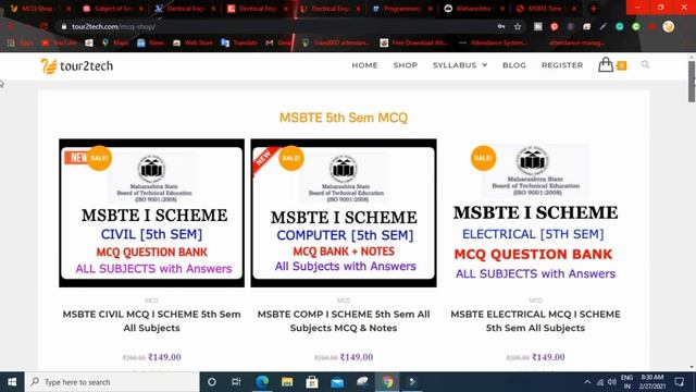 MSBTE Online Exam |या Website मधून येतात MSBTE चे MCQ | Download MSBTE I & G Scheme MCQ | Exam Tip смотреть онлайн