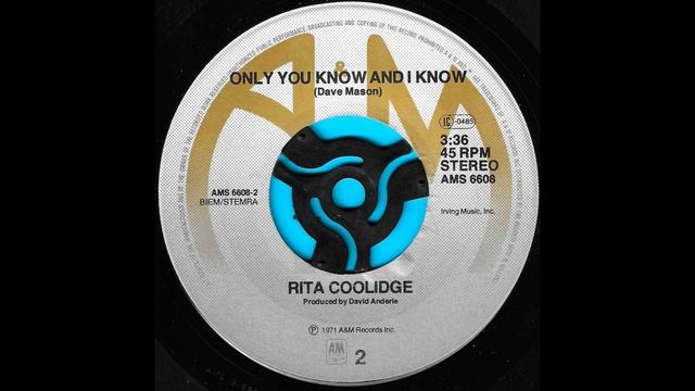 Only you know and I know / Rita Coolidge. смотреть онлайн