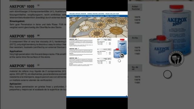 Каталог средств AKEMI для природного и искусственного камня