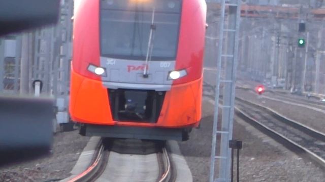 Петербург, станция Парголово, ЭС1-007/ЭС1-037. смотреть онлайн