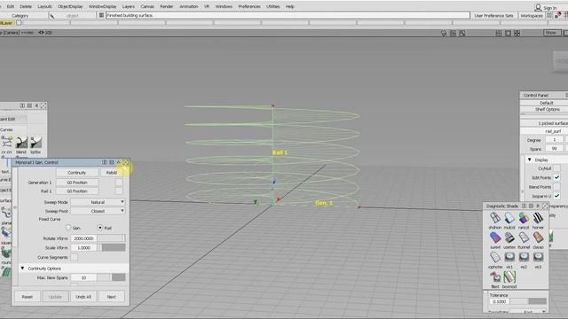 How to create quick Spring coils in Autodesk Alias in HINDI смотреть онлайн