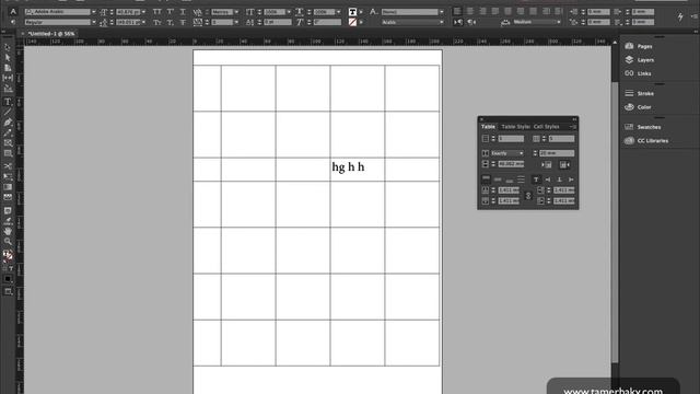 ٣٤ - الدرس الرابع والثلاثون - إنشاء الجداول - InDesign CC 2015 смотреть онлайн