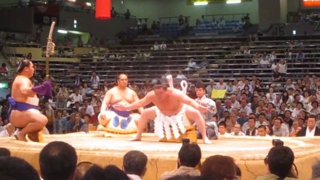 Sumo Wrestler Yokozuna Hakuho Ritual Dance