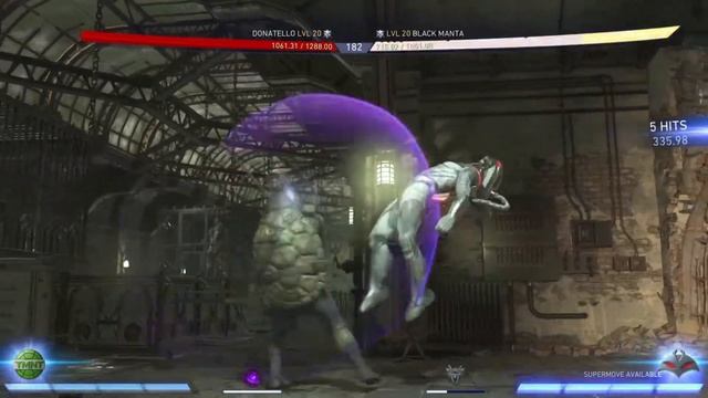 Injustice 2 - TMNT Donatello Battle Simulator Gameplay