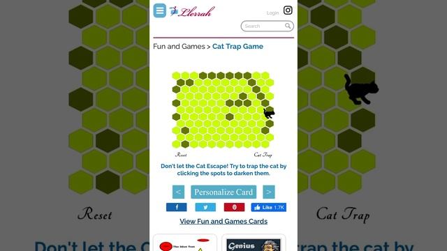 Cat Trap Game  (surprise Game At End)