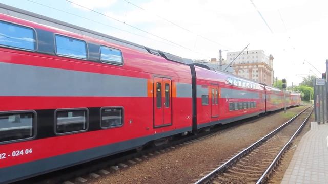 Электропоезд ЭШ2-024 Аэроэкспресс станция Москва-Бутырская МЦД-1 26.05.2021 | ESH2-024 Aeroexpress смотреть онлайн