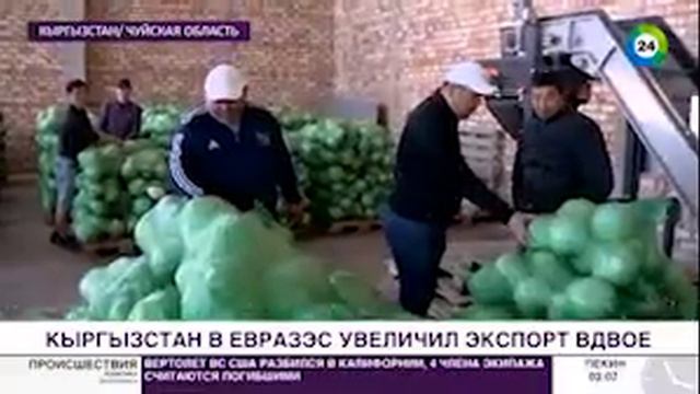 Новости "Мир 24" - логистический центр "Кыргызцентрпродукт", профинансированный РКФР смотреть онлайн