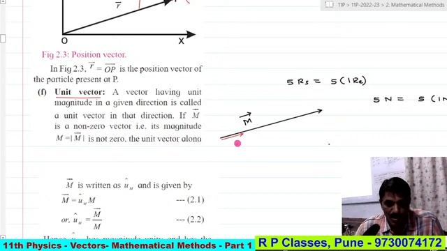JEE / MHT-CET / HSC Aspirants- 11th Physics -Vectors - Mathematical Methods-A- Part 1- смотреть онлайн