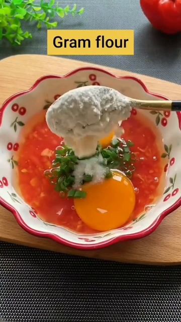 Tomato Egg Rings/Stuffed Tomato Omelette /#shorts #viral