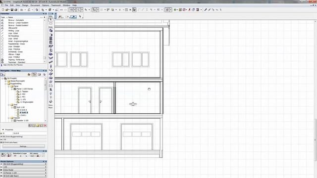 ArchiCad sea level and display in section settings смотреть онлайн