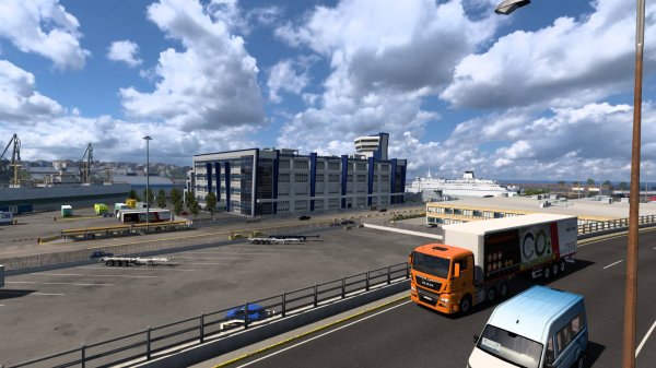 ETS 2 Мой MAN и 4 груз