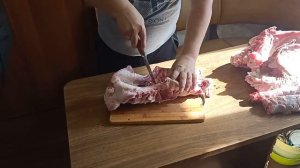 Разделка туши индюка