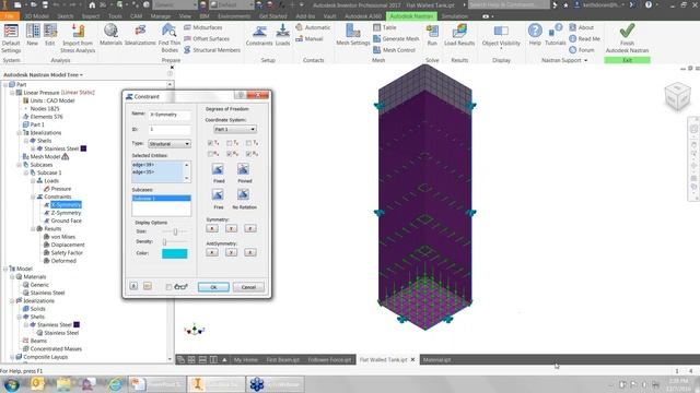 Understanding Linear and Non Linear FEA Using Inventor Nastran смотреть онлайн
