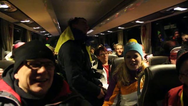 Антхольц-2017. Украинские фаны поют "Червону Руту" для немцев смотреть онлайн