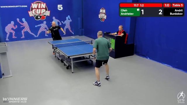 11:00 Андреев Олег 3-0 Бурдаков Андрей стол 5 ЮГ-2 17.08.22 смотреть онлайн